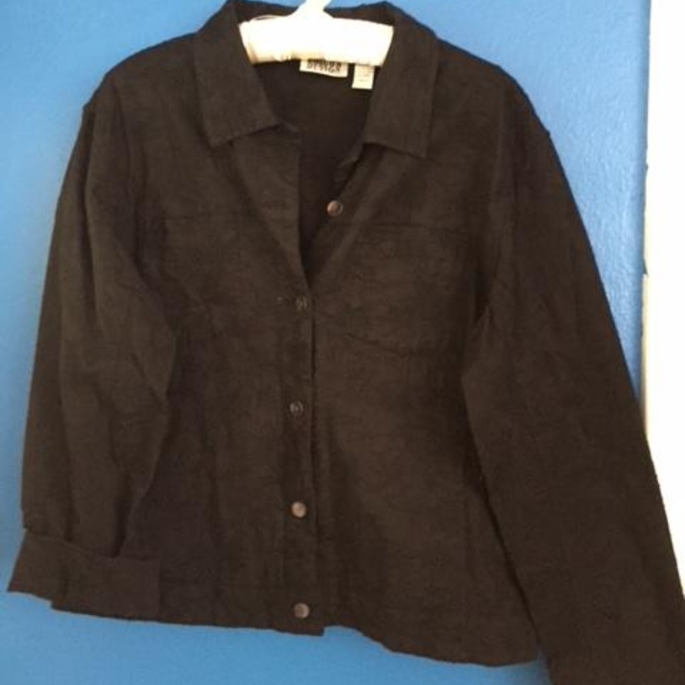 ✨ BIG PRICE DROP - Chico's Textured Black Jacket ✨